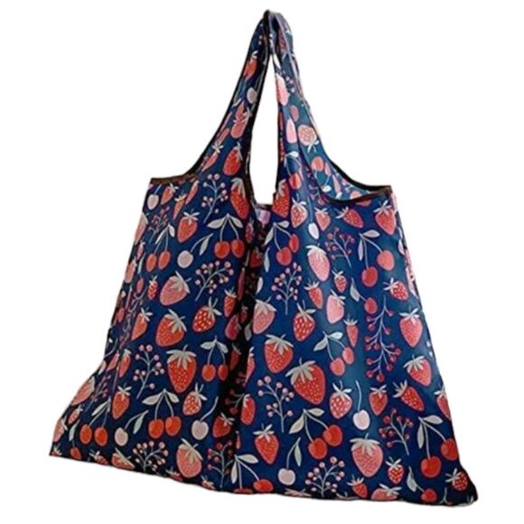 Strawberry Print Tote Bag 🍓 - Picture 5 of 6